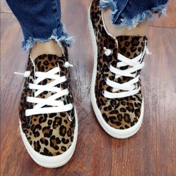 Shoes - ⬇️only 6 left ,sale⚡️  Leopard Print Sneakers